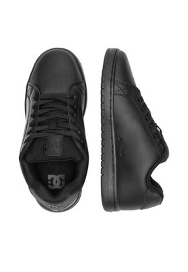 DC Sneakersy GAVELER ADJS700082-KSO Czarny. Kolor: czarny. Materiał: skóra