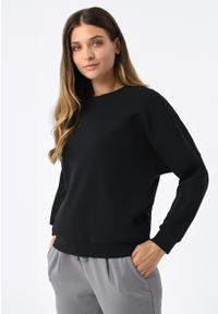 Volcano - Bluza bawełniana B-ALLURE. Okazja: na co dzień. Kolor: czarny. Materiał: bawełna. Wzór: gładki. Styl: klasyczny, casual #1