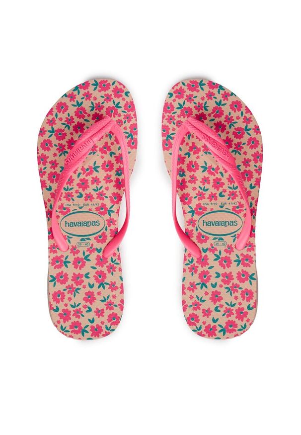 Japonki Havaianas. Wzór: kolorowy