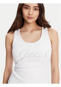 Guess Top W5YP00 KCXJ2 Biały Regular Fit. Kolor: biały. Materiał: syntetyk #5