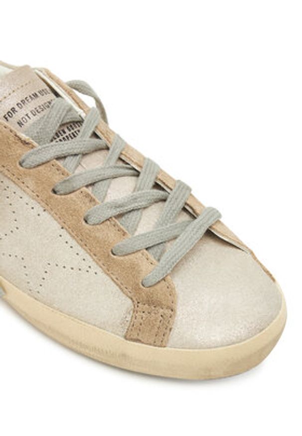 GOLDEN GOOSE - Golden Goose Sneakersy GWF00105.F007506.65132 Beżowy. Kolor: beżowy. Materiał: skóra, zamsz