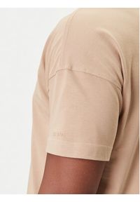 Adidas - adidas T-Shirt ALL SZN JX5083 Beżowy Loose Fit. Kolor: beżowy. Materiał: bawełna #4