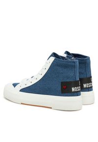 Love Moschino - LOVE MOSCHINO Trampki JA15022G1MJO5700 Niebieski. Kolor: niebieski. Materiał: materiał