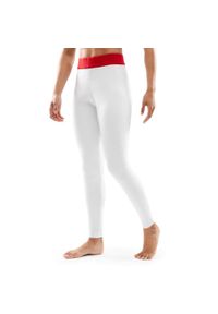 SIROKO - Damskie dzianinowe getry Siroko Innsbruck-W White. Kolor: biały. Materiał: dzianina. Wzór: ze splotem #1