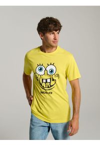 Sinsay - Koszulka SpongeBob - żółty. Kolor: żółty