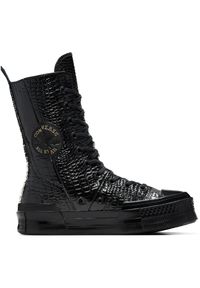 Buty sportowe Converse Chuck 70 Plus Xhi. Okazja: na co dzień. Kolor: czarny. Materiał: skóra, materiał #1