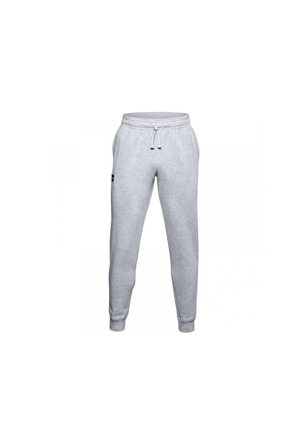 Spodnie joggingowe Under Armour Rival Fleece. Kolor: biały, wielokolorowy, niebieski, szary. Materiał: dresówka
