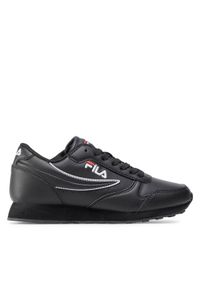 Fila Sneakersy Orbit Low Wmn 1010308.12V Czarny. Kolor: czarny. Materiał: skóra