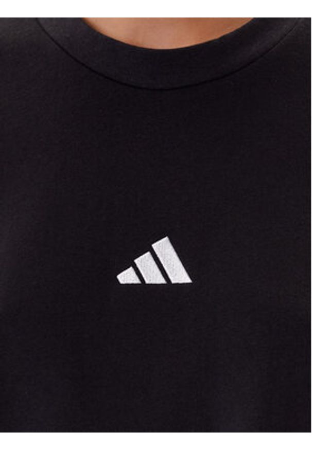 Adidas - adidas Dres Laziday JD2672 Czarny Regular Fit. Kolor: czarny. Materiał: bawełna