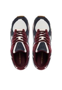 TOMMY HILFIGER - Tommy Hilfiger Sneakersy Th Modern Runner Mix Mat FW0FW09098 Kolorowy. Materiał: skóra. Wzór: kolorowy #3