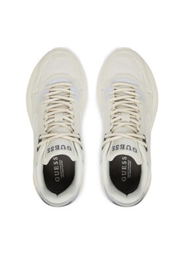 Guess Sneakersy FMJSQU ELE12 Szary jasny. Kolor: szary. Materiał: skóra