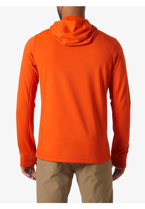 Bluza z kapturem męska Helly Hansen Versalite Hooded Fleece Jacket. Typ kołnierza: kaptur. Kolor: pomarańczowy