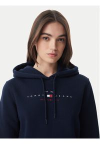 Tommy Jeans Bluza Linear DW0DW23485 Granatowy Regular Fit. Kolor: niebieski. Materiał: bawełna #3