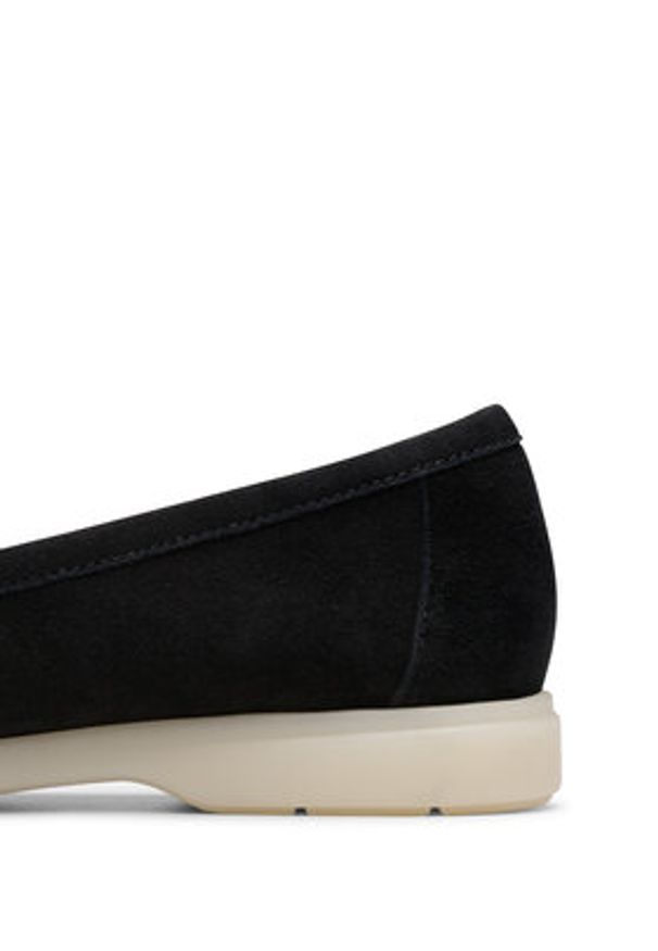 Clarks Mokasyny Narini Edge 26181450 Czarny. Kolor: czarny. Materiał: zamsz, skóra