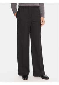 Weekend Max Mara Spodnie materiałowe Petra 2525136032 Czarny Regular Fit. Kolor: czarny. Materiał: syntetyk