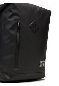 Herschel Plecak Roll Top Backpack 11194-00001 Czarny. Kolor: czarny. Materiał: poliester, materiał #3