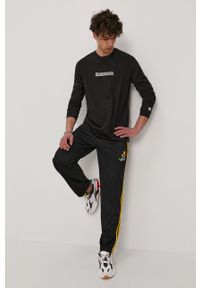 adidas Originals Bluza bawełniana męska kolor czarny z nadrukiem. Okazja: na co dzień. Kolor: czarny. Materiał: bawełna. Wzór: nadruk. Styl: casual #2