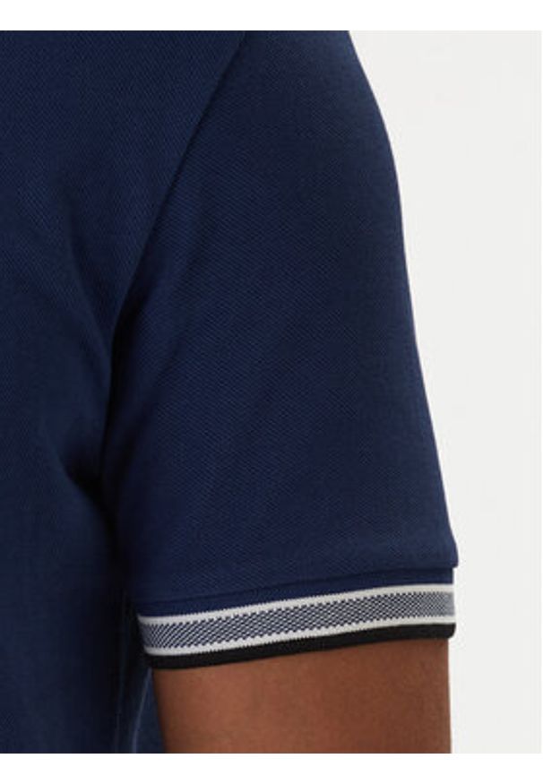 BOSS Polo Paddy 50469055 Granatowy Regular Fit. Typ kołnierza: polo. Kolor: niebieski. Materiał: bawełna