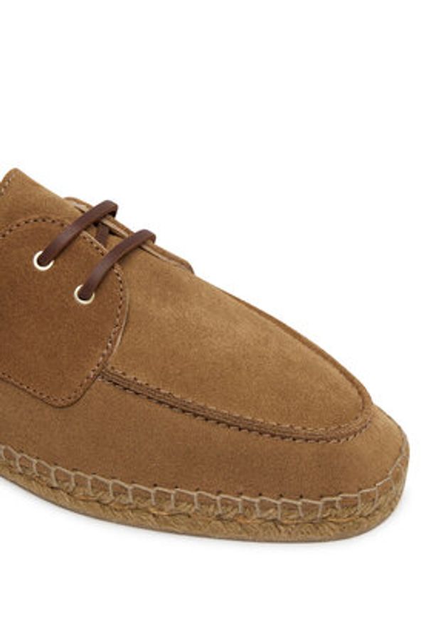 Castañer Espadryle Ned/186 25906 Brązowy jasny. Kolor: brązowy. Materiał: zamsz, skóra