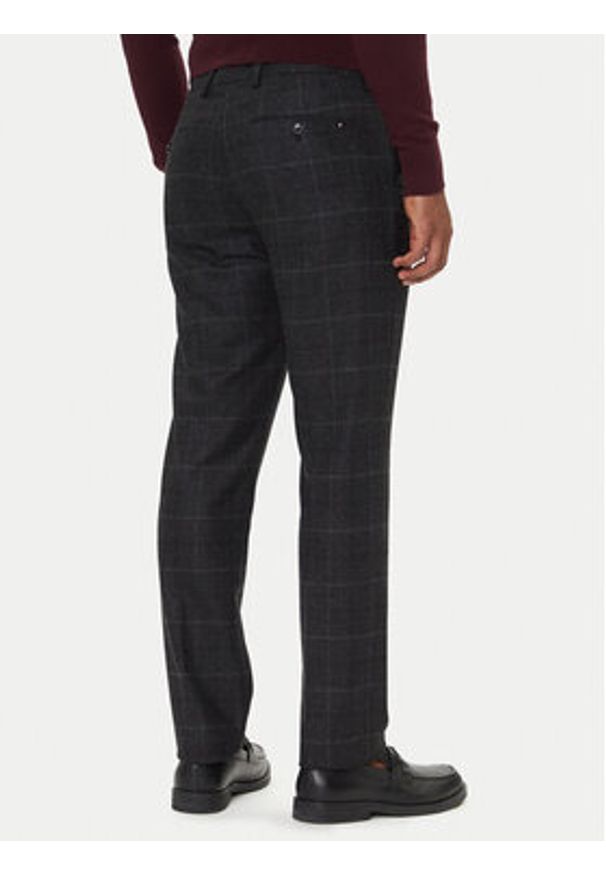 TOMMY HILFIGER - Tommy Hilfiger Chinosy Denton MW0MW40782 Szary Slim Fit. Kolor: szary. Materiał: wełna