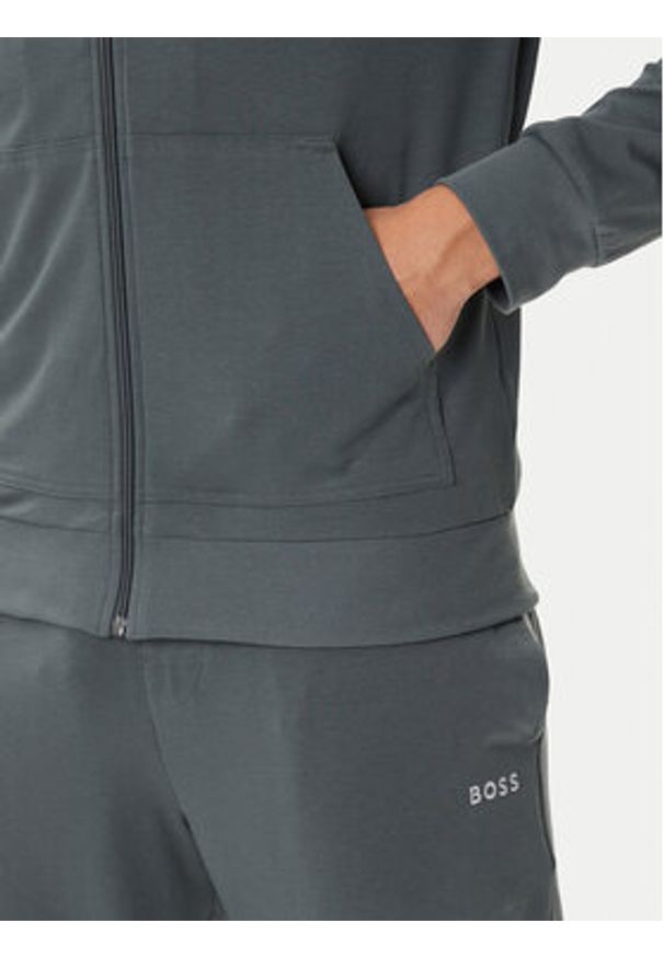 BOSS Bluza Mix&Match 50515307 Zielony Regular Fit. Kolor: zielony. Materiał: bawełna