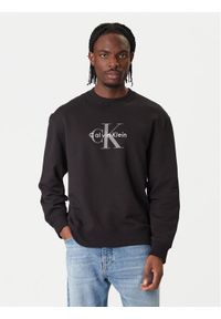 Calvin Klein Jeans Bluza LV04RD242G Czarny Regular Fit. Kolor: czarny. Materiał: bawełna #1