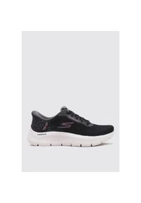 skechers - Buty SKECHERS GO WALK FLEX SAFIYA Czarny. Kolor: czarny. Materiał: tkanina