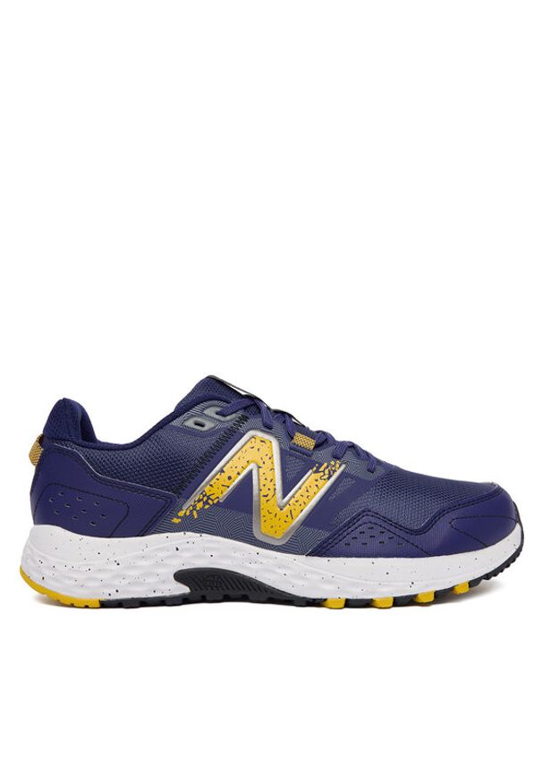 New Balance Buty do biegania 410v8 MT410BG8 Niebieski. Kolor: niebieski. Materiał: materiał