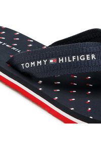 TOMMY HILFIGER - Tommy Hilfiger Japonki Th Mini Flags Beach Sandal FW0FW05663 Granatowy. Kolor: niebieski. Materiał: materiał #8