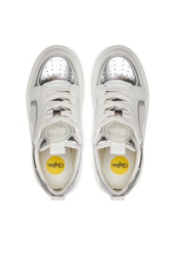 Buffalo Sneakersy Vectra Low 1636126 Biały. Kolor: biały. Materiał: skóra