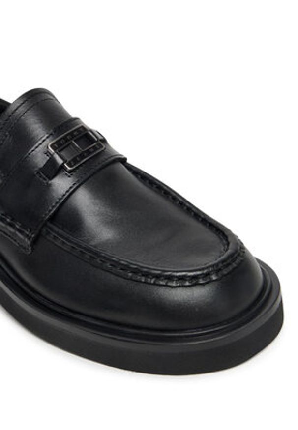 Tommy Jeans Loafersy Tjw Chunky Loafer EN0EN02789 Czarny. Kolor: czarny. Materiał: skóra
