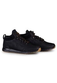 Skórzane buty męskie czarne Jogger Bustagrip. Kolor: czarny. Materiał: skóra #3