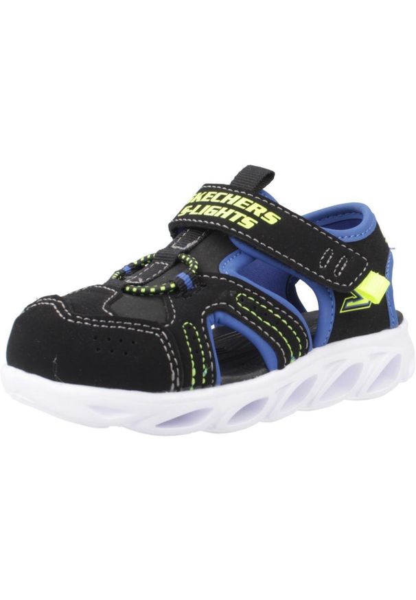 skechers - Sandały SKECHERS HYPNO-SPLASH Czarny. Kolor: czarny. Materiał: tkanina
