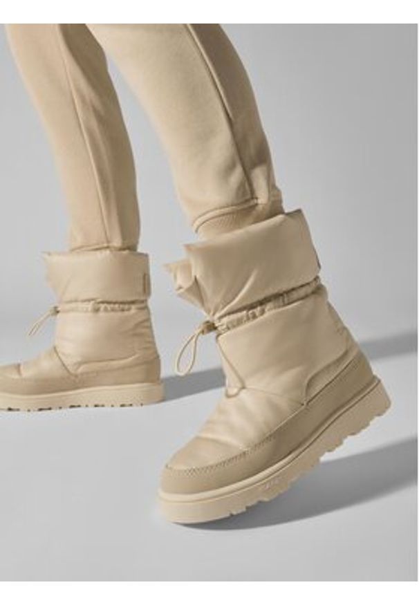 GANT - Gant Śniegowce Sannly Mid Boot 27548367 Beżowy. Kolor: beżowy. Materiał: materiał