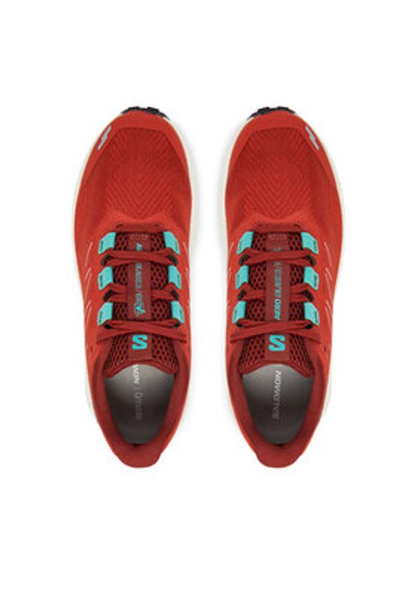 salomon - Salomon Buty do biegania Aero Blaze 3 Grvl L47915000 Pomarańczowy. Kolor: pomarańczowy. Materiał: materiał