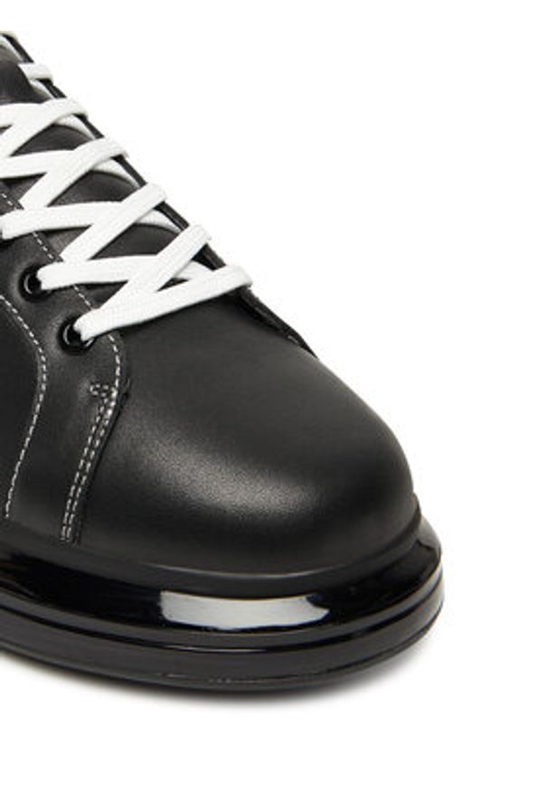 Karl Lagerfeld - KARL LAGERFELD Sneakersy KL52625C Czarny. Kolor: czarny. Materiał: skóra