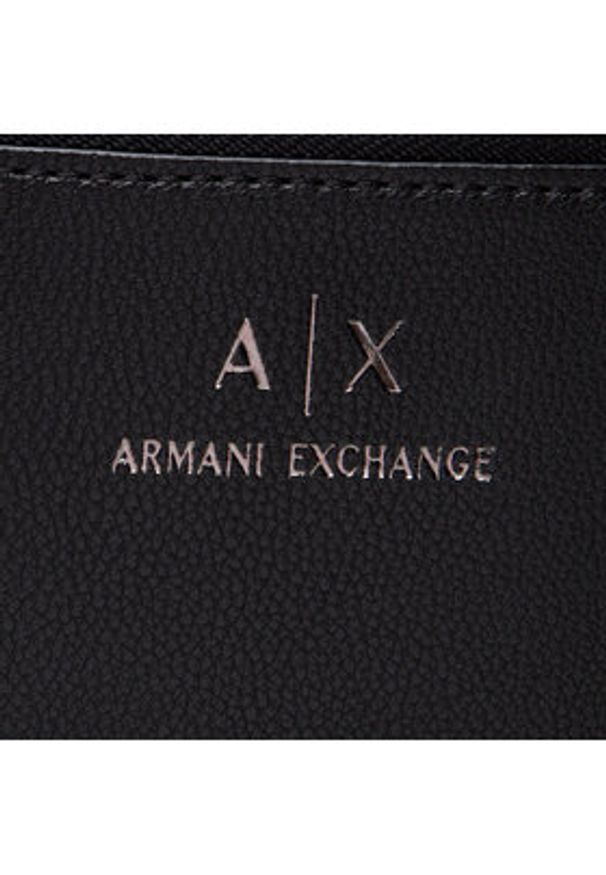 Armani Exchange Saszetka 952388 CC830 00020 Czarny. Kolor: czarny. Materiał: skóra