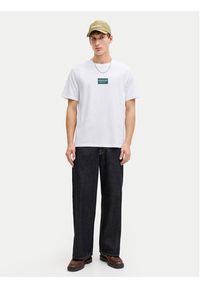Jack & Jones T-Shirt Frank 12288092 Biały Relaxed Fit. Kolor: biały. Materiał: bawełna #7