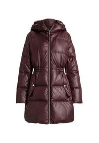 Lauren Ralph Lauren - LAUREN RALPH LAUREN Płaszcz zimowy 297P04101002 Bordowy Regular Fit. Kolor: czerwony. Materiał: syntetyk. Sezon: zima #6