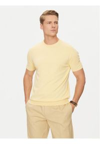 Marciano Guess Sweter 5GHR04 5861Z Żółty Regular Fit. Kolor: żółty. Materiał: bawełna #1