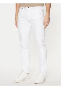 Hugo - HUGO Jeansy 50530605 Biały Slim Fit. Kolor: biały #1