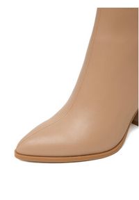 Nine West Botki CEO-JASMIN-01 Beżowy. Kolor: beżowy. Materiał: materiał #4