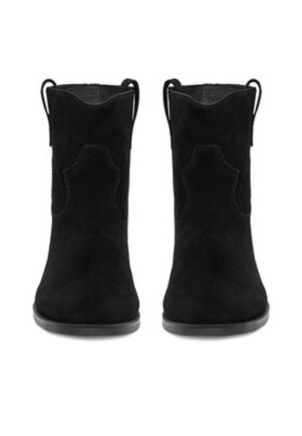 Badura Botki EO-RUILY-11 Czarny. Kolor: czarny. Materiał: zamsz, skóra