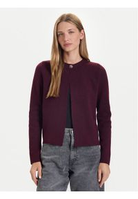 Vero Moda Kardigan Marina 10331339 Fioletowy Regular Fit. Kolor: fioletowy. Materiał: syntetyk