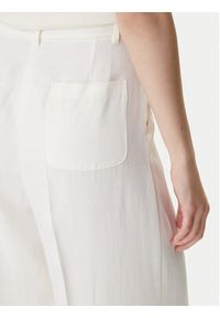 Marella Spodnie materiałowe Adito 2615131221 Écru Straight Fit. Materiał: wiskoza #2