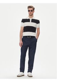 Marciano Guess Chinosy 5GHB17 4466Z Granatowy Regular Fit. Kolor: niebieski. Materiał: bawełna #3
