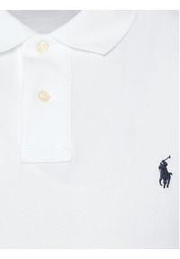 Polo Ralph Lauren Polo Core Replen 710548797 Biały Slim Fit. Typ kołnierza: polo. Kolor: biały. Materiał: bawełna