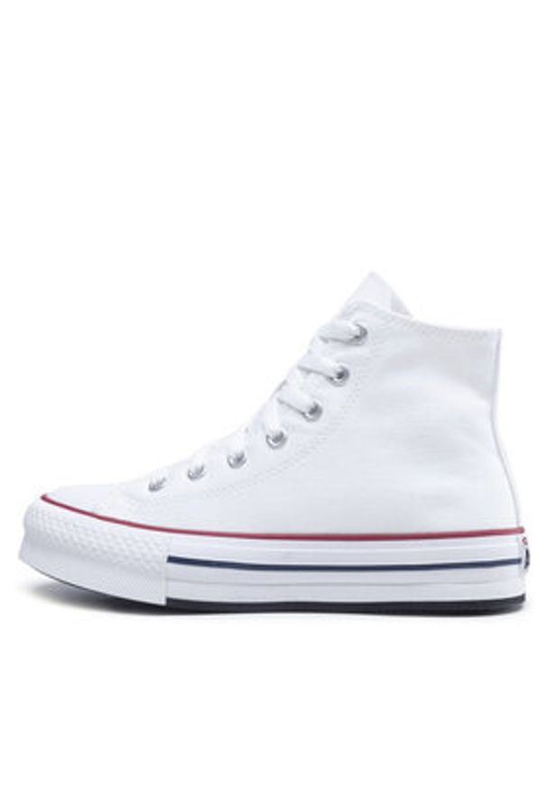 Converse Trampki Chuck Taylor All Star Eva Lift Hi 272856C Biały. Kolor: biały. Materiał: materiał