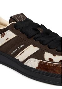 Tommy Jeans Sneakersy The Greenwich Edge Calf Hair EN0EN03007 Brązowy. Kolor: brązowy. Materiał: skóra #6