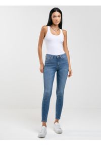 Big-Star - Spodnie jeans damskie Melinda High Waist 328. Stan: podwyższony. Kolor: niebieski #2